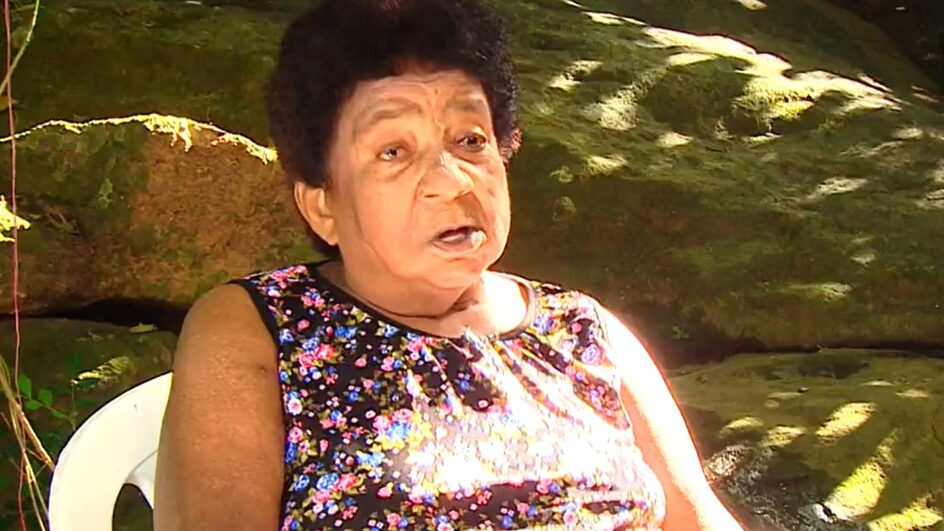 Dona Selma, ex-lavadeira do Monte Serrat