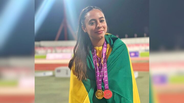 Jovem lageana brilha na Olimpíada escolar.