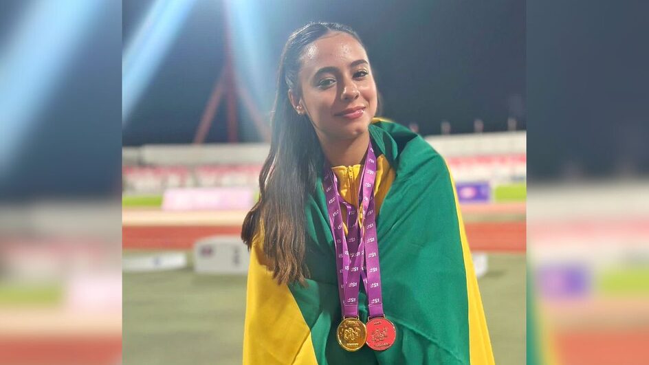Jovem lageana brilha na Olimpíada escolar.