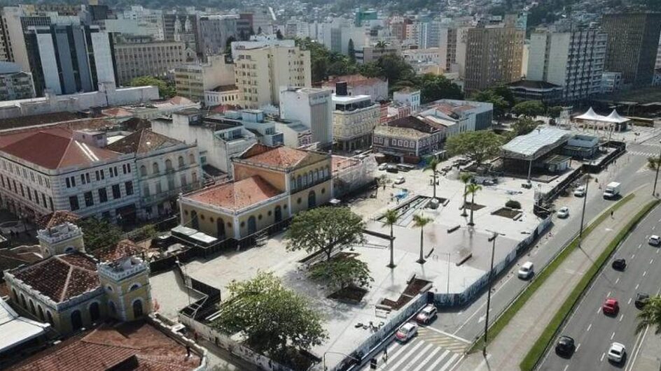 Largo da Alfândega, em Florianópolis