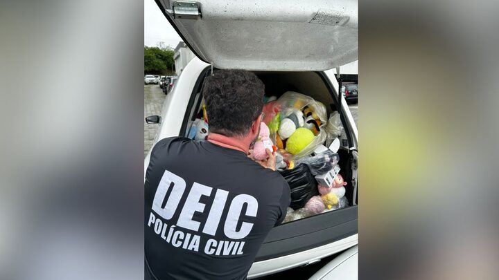Máquinas de bichinhos de pelúcia foram apreendidas