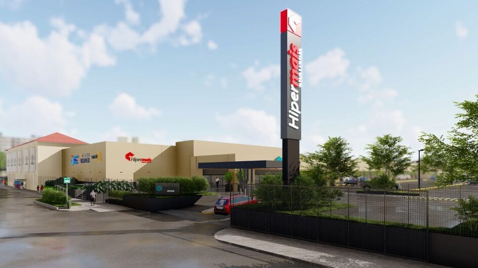 Projeto de como ficará o shopping depois da reforma (Foto: Grupo Zonta, Divulgação)