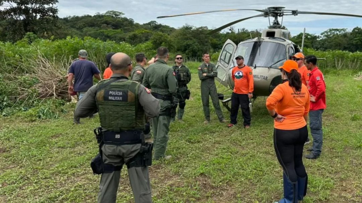 Operação de resgate em Joinville