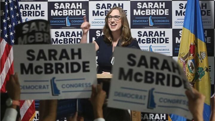 Sarah McBride primeira pessoa trans eleita para o Congresso dos EUA