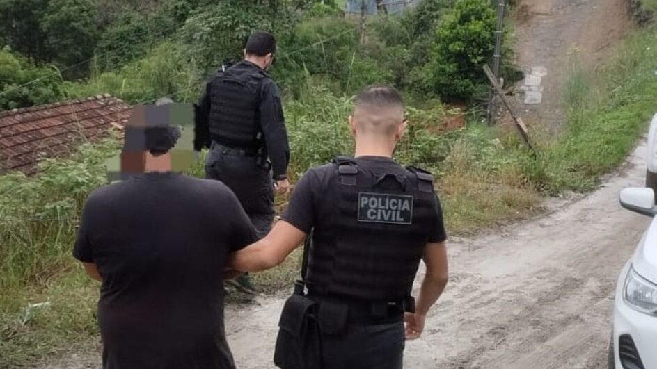 Latrocínio e ocultação de cadáver em SC acabam com a prisão de um homem em Lages.