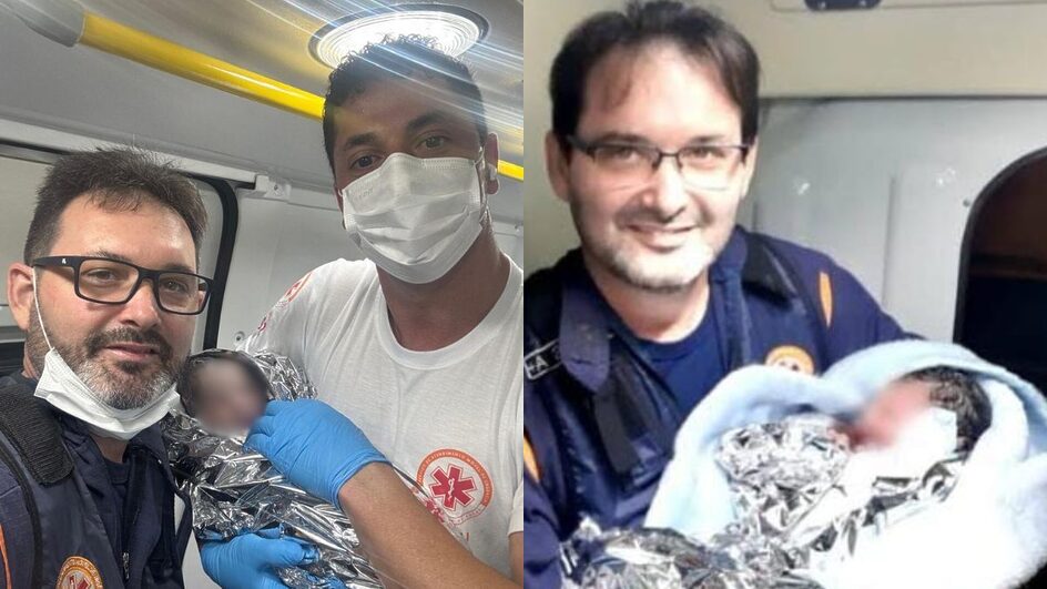 Dois partos com a mesma mãe na ambulância foram realizados pelo mesmo técnico de enfermagem.