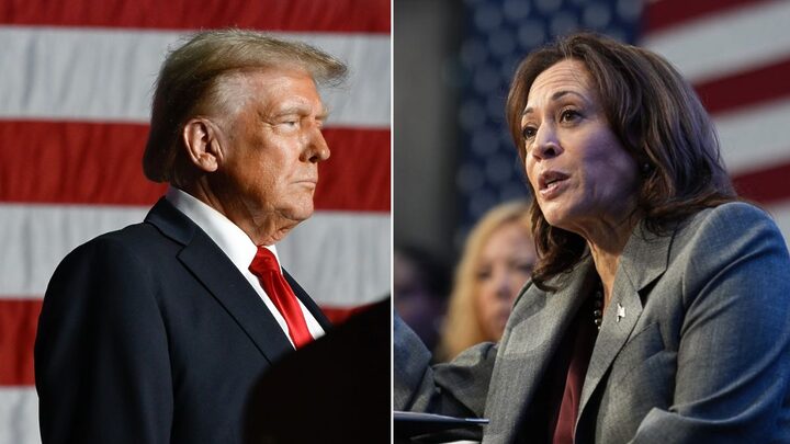 Donald Trump e Kamala Harris