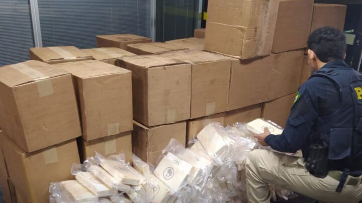 Apreensão recorde de cocaína