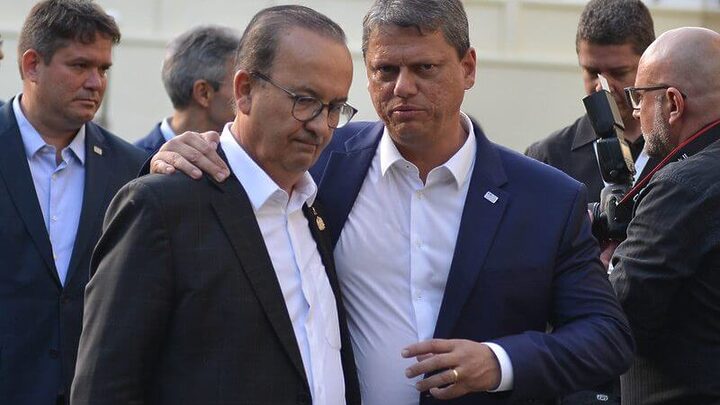 Jorginho Mello e Tarcísio Freitas