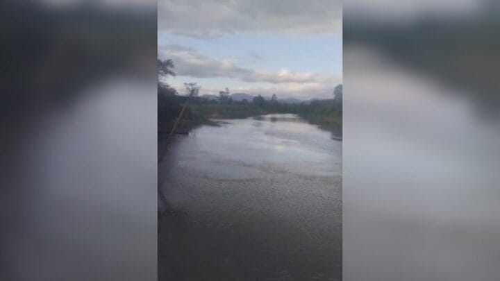 Adolescente Rio Tijucas Canelinha afogamento desaparecido