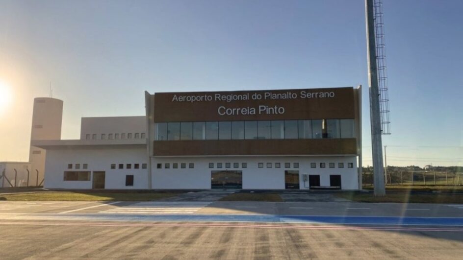 Aeroporto de Correia Pinto entrará em programa de nacional privatizações na Serra de SC