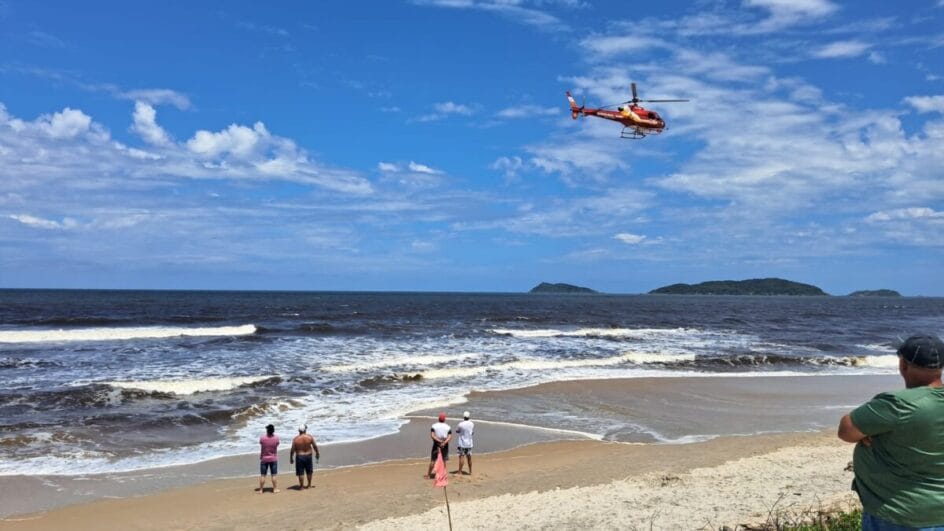 Afogamento São Francisco do Sul praia do ervino