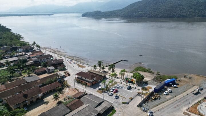 Praia da Vigorelli, em Joinville (Foto: Divulgação)