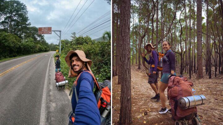 Casal paranaense que largou o trabalho para cruzar estados brasileiros de moto