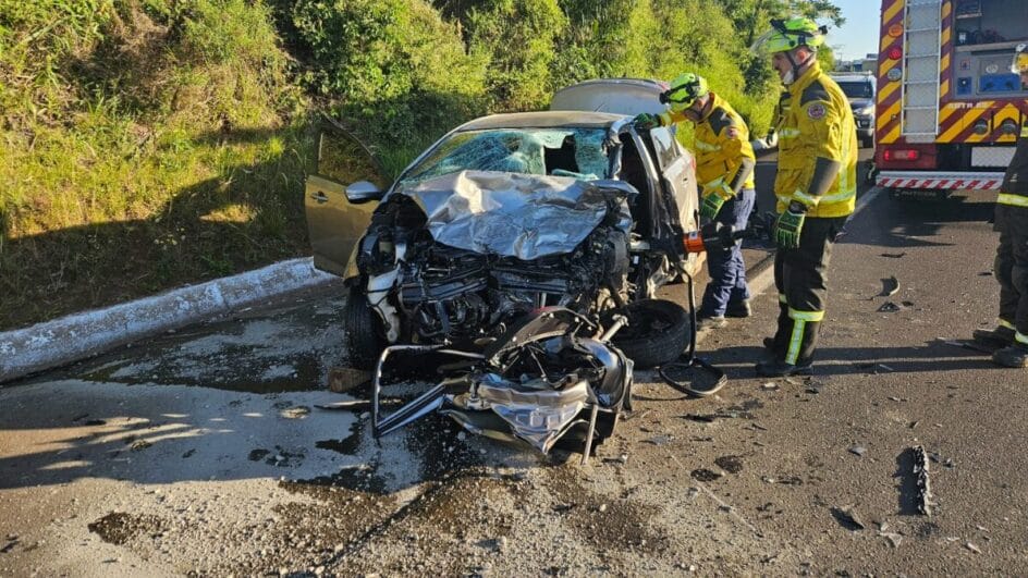 Colisão frontal na BR-282 mata homem de 28 anos no Oeste de SC (4)
