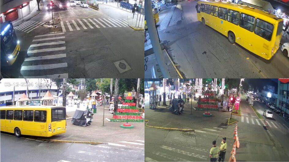Câmeras permitem acompanhar ao vivo Joinville (Foto: prefeitura de Joinville, Divulgação)