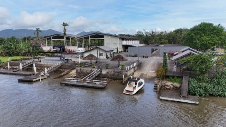 Marina das Garças é a mais antiga de Joinville (Foto: A Notícia)