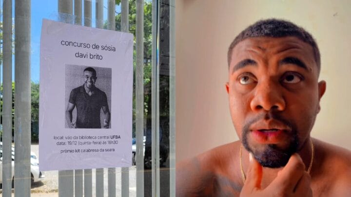 Davi Brito se revolta com concurso de sósias, ameaça processo e se arrepende “Não sabia”