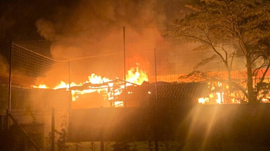 Incêndio centro religioso Tijucas