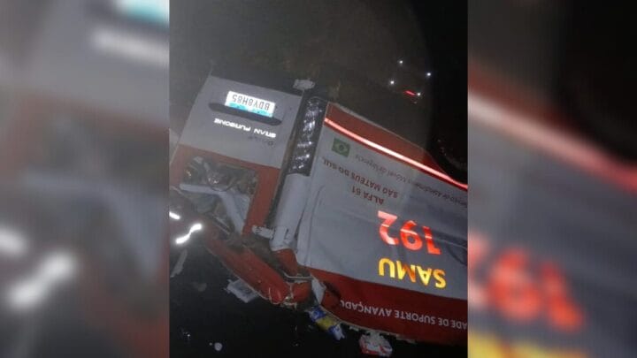Médico, enfermeira e paciente morrem em grave acidente na BR-476, no Paraná