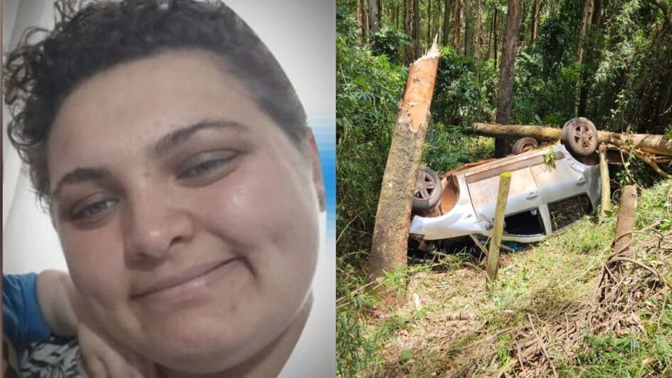 Motorista ejetada de carro morre em SC após chegar no hospital.