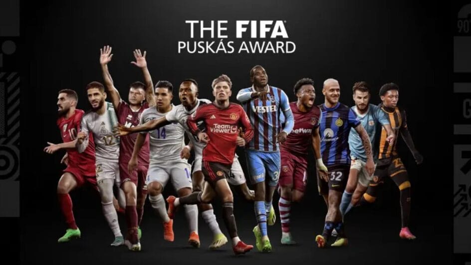 Onze jogadores disputam o título de "gol mais bonito" na The Best Fifa (Foto: Divulgação, Fifa)