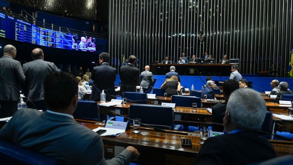 Senado votou reforma tributária nesta quinta-feira (Foto: Waldemir Barreto, Agência Senado)