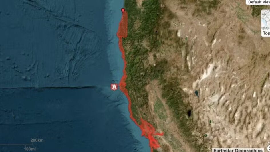 Terremoto e alerta de tsunami nos EUA