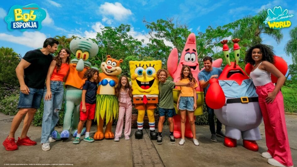 Bob Esponja no Beto Carrero