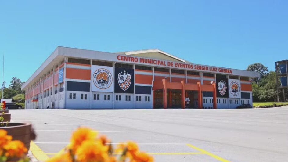 Centro Municipal de Eventos de Carlos Barbosa (RS) recebe a final da LNF entre Jaraguá x Praia Clube