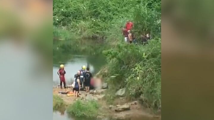 Adolescente morreu após se afogar em Joinville (Foto: Samu, Divulgação)
