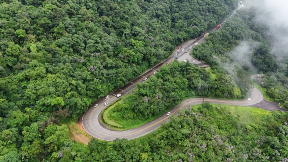 Áreas de escape são planejadas para a Serra Dona Francisca (Foto: Carlos Júnior, NSC Total)