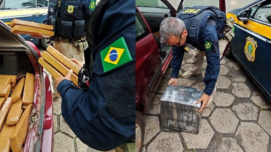 Carregamento maconha que iria para a Grande Florianópolis é interceptado em Chapecó