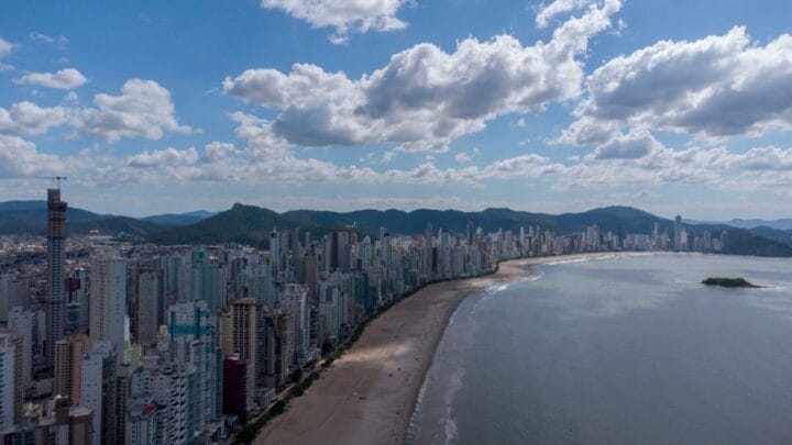 Praias impróprias Litoral Norte de SC