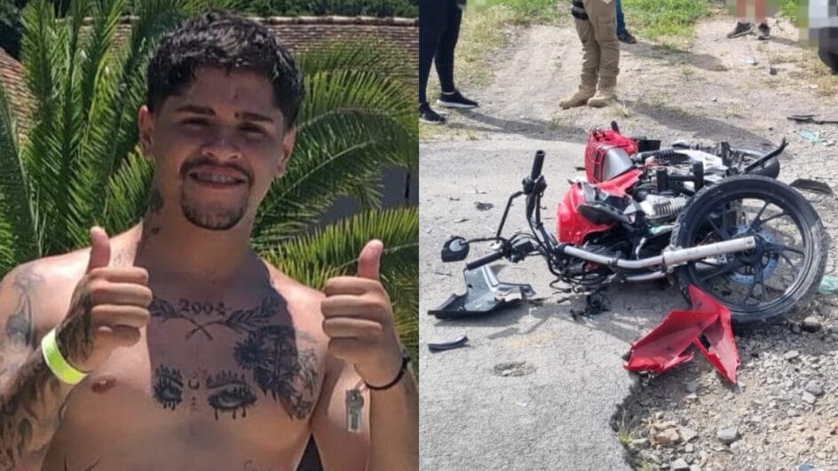 Jovem morre em colisão entre carro e moto em Urubici