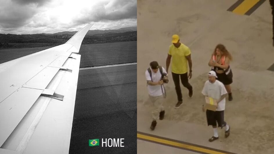 Neymar chega no Brasil e faz primeira publicação