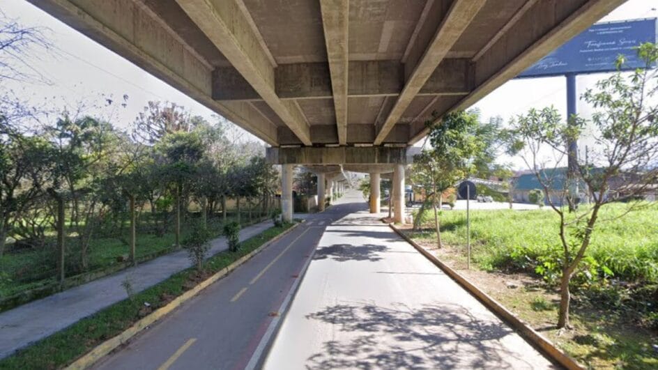 Corpo foi encontrado em Rio do Sul (Foto: Google Maps, Reprodução)