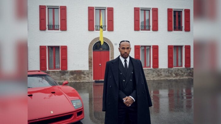 Primeira foto de Lewis Hamilton na Ferrari