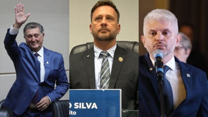 Posse dos prefeitos marcou primeiro dia de 2025 em SC (Foto: Montagem NSC)