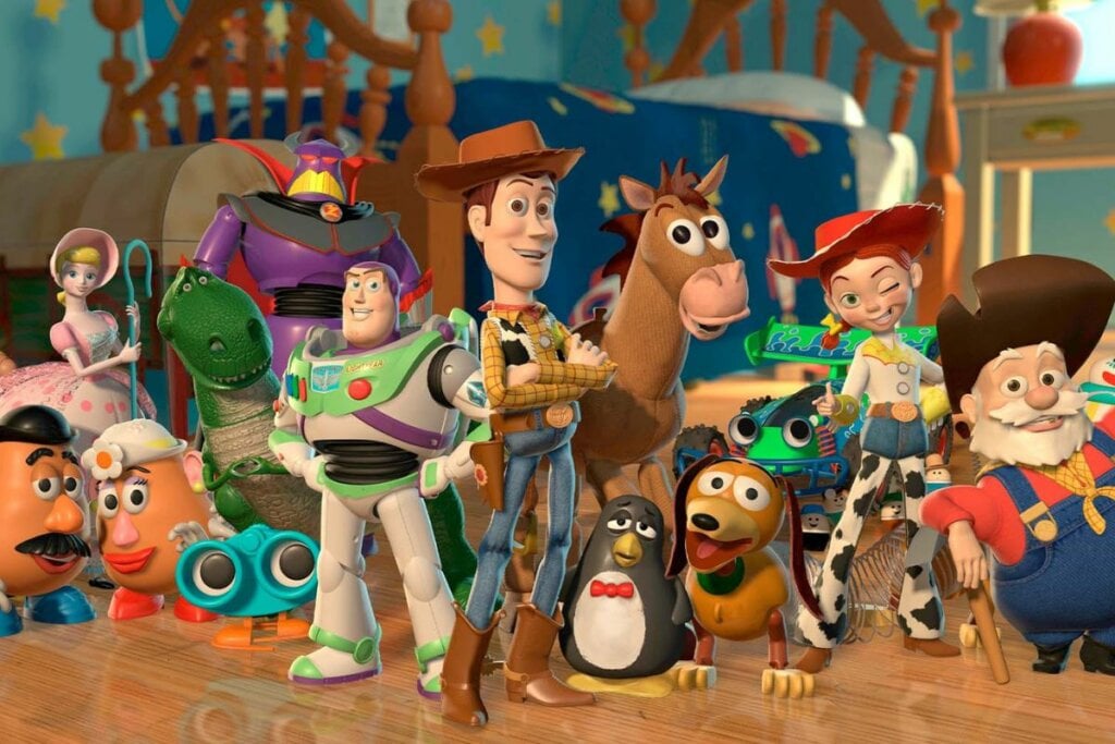 A saga “Toy Story” ensina as crianças sobre a importância da lealdade (Imagem: Reprodução digital | Walt Disney Studios Motion Pictures e Pixar Animation Studio)
