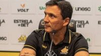 Zé Ricardo foi apresentado e tem muito trabalho pela frente no "novo" Criciúma (Foto: reprodução, X, CEC)