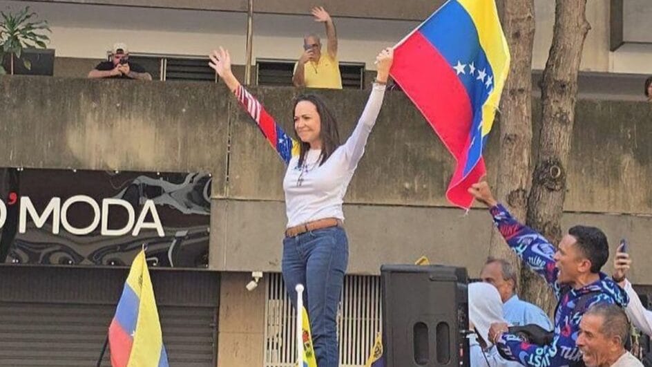 Maria Corina é opositora de Maduro e foi presa na Venezuela (Foto: Facebook, Reprodução)
