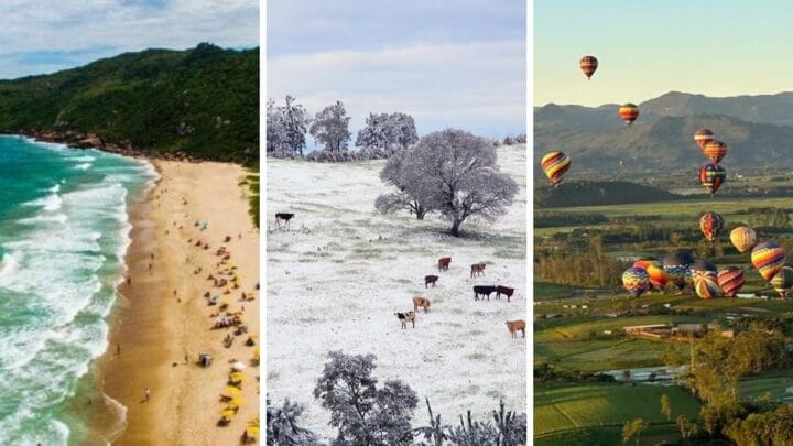 Roteiros de turismo para SC têm "pedidas" que vão de praia à neve