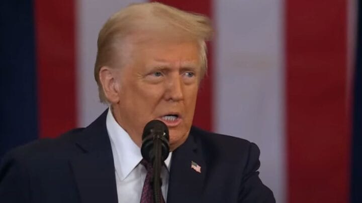 Trump tomou posse nesta segunda-feira para o segundo mandato nos EUA (Foto: YouTube, Reprodução)