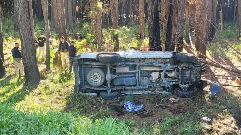 Acidente com ambulância de SC deixa uma pessoa morta e quatro feridas no PR