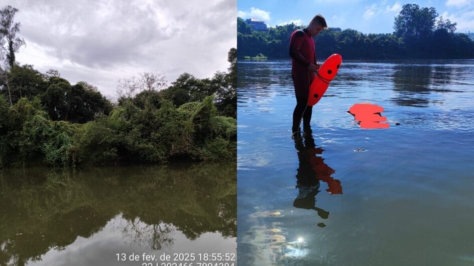 Idoso desaparece após sair para pescar no rio Chapecó