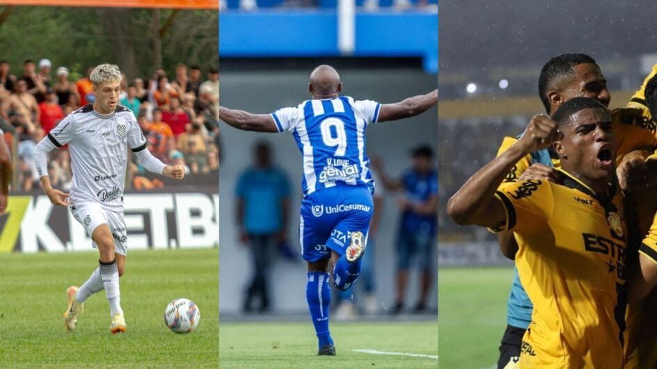 Figueirense, Avaí, Criciúma e Santa Catarina ainda brigam pela liderança da primeira fase do Catarinense 2025 (Foto: divulgação, FFC, AFC, CEC)