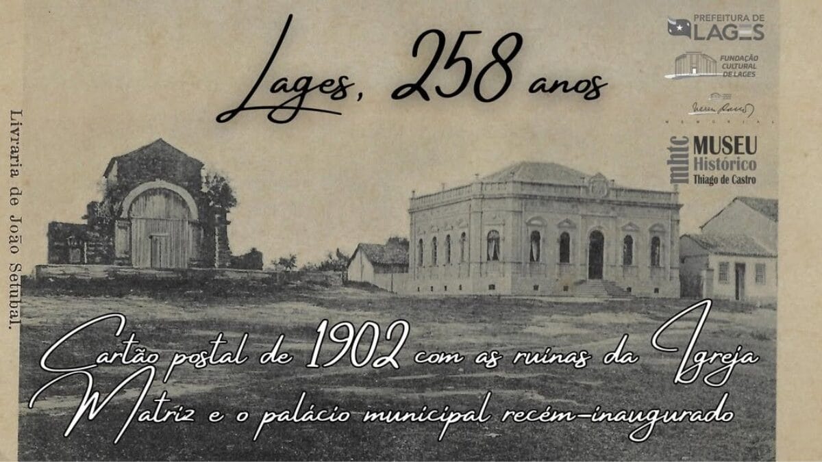 Fotos antigas da Catedral de Lages