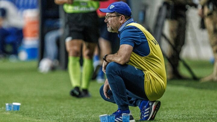 Técnico Enderson Moreira foi um dos personagens na derrota do Avaí para o Criciúma (Foto: divulgação, AFC)