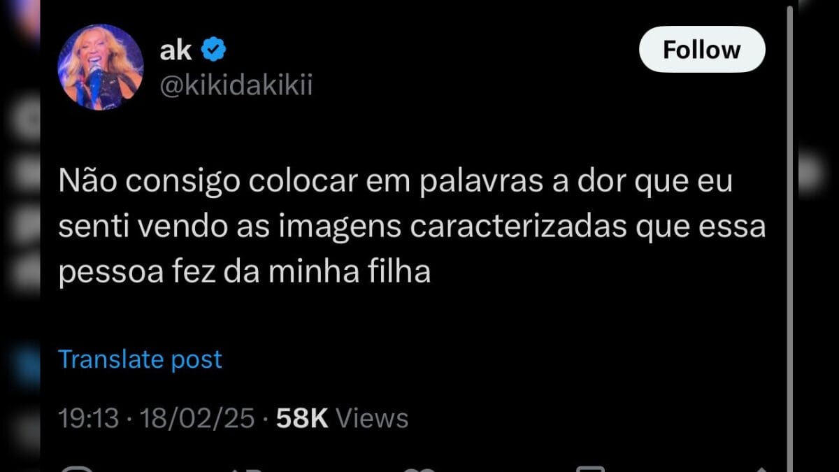 Ex-affair de Neymar desabafa sobre ataques contra filha do jogador